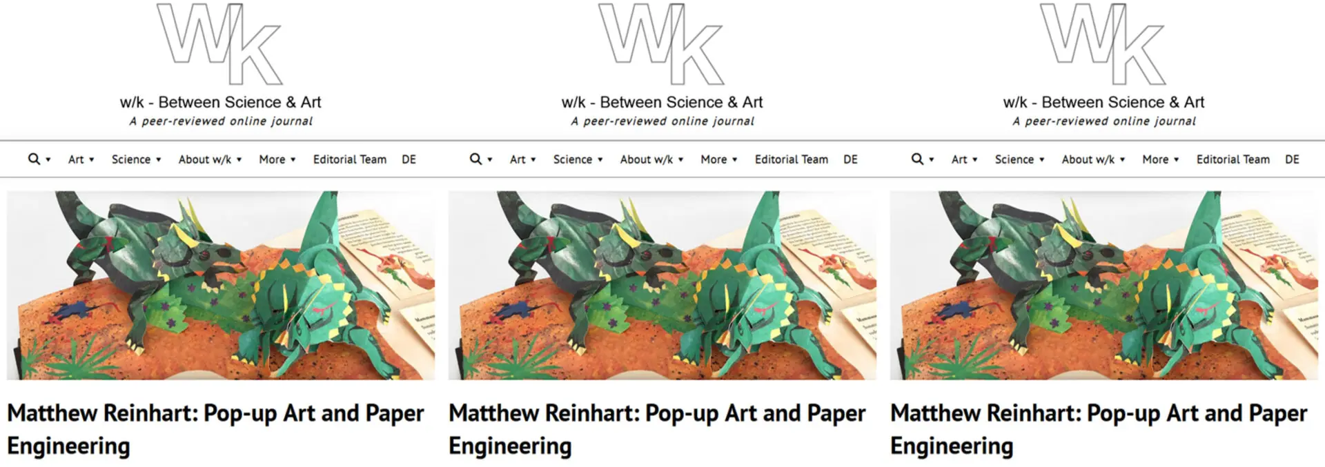 Pop-up Science